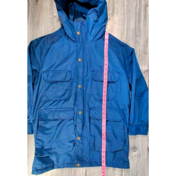 Vintage Woolrich Hooded Parka Jacket size M, Blue - Picture 9 of 9